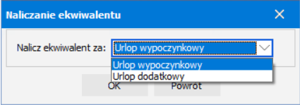 Zrzut ekranu – lista rozwijana