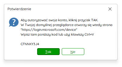 Komunikat z kodem autoryzacji – Nowy R2Płatnik