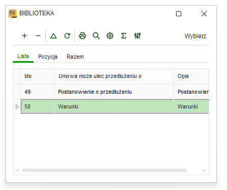 Dodawanie wpisu do biblioteki postanowień w Nowym R2Płatnik