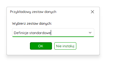 Wybór zestawu danych – Nowy R2Płatnik